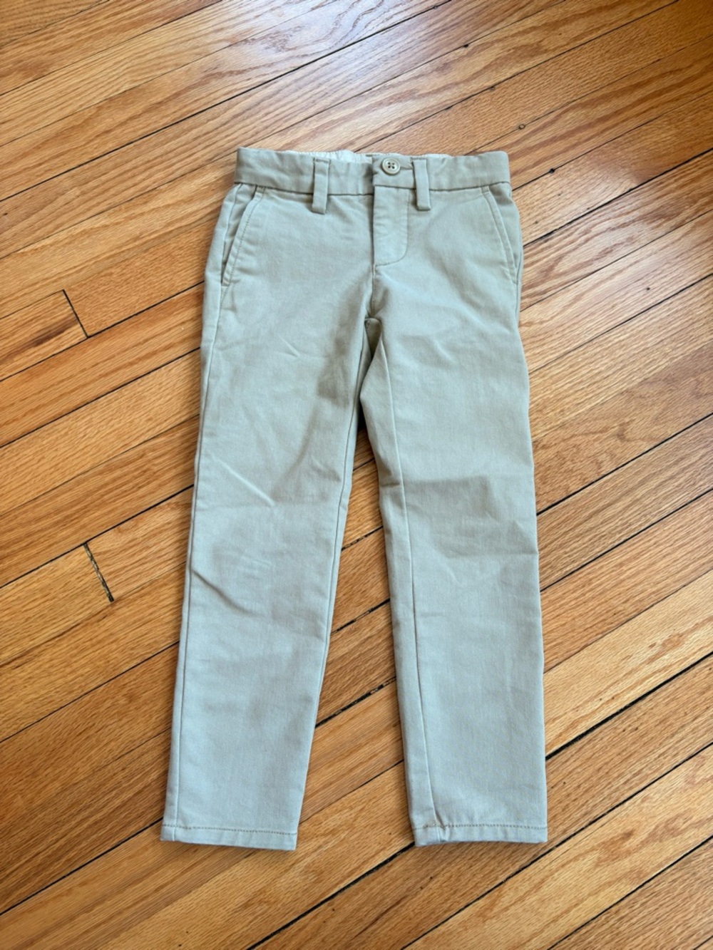 GAP Boys Tan Slim Straight Chinos